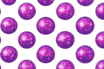 Poster - Colorful disco balls create a vibrant and festive atmosphere for dance parties and celebrations