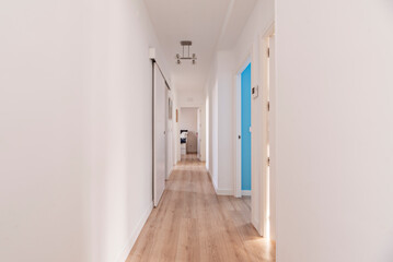 Poster -  Hallways resolve this dilemma, allowing for fluid and orderly circulation throughout the home