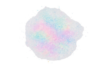 Poster - Iridescent glitter cloud shimmering, spreading ethereal luminescence and whimsical fantasy across creative design space