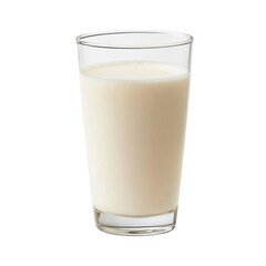 Poster - Fresh milk in clear glass, showcasing its creamy texture and color, perfect for breakfast or cooking. Enjoy wholesome goodness of dairy
