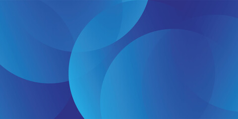 Wall Mural - Abstract modern blue circles background. Modern minimal vector design template. geometric shapes background for web banner, flyer, poster, brochure, cover