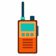 © Volanath - a-single-walkie-talkie-on-white-