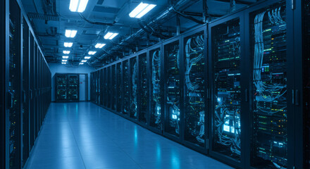 Poster - Stunning Architecture of Modern Data Center Buildings High-Resolution Image Download
