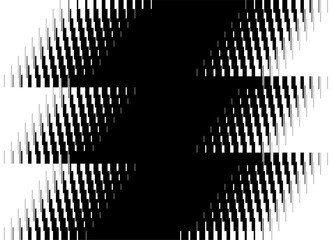Poster - Vector pattern of abstract black pixels on white background. Modern vector background with space for text. Vector design element.