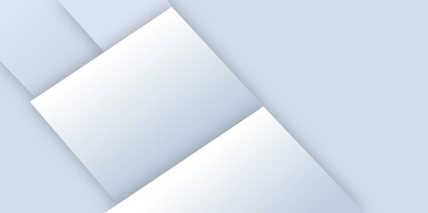 Aufkleber - Abstract texture geometric White and gray color technology modern futuristic background, vector illustration.