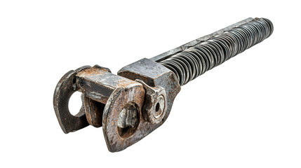Poster - heavy-duty steel rebar cutter, transparent background, png file