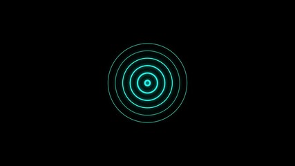 Poster - Radio wave background shows flowing transmission. Signal passes through space as continuous radio wave. Radio signal emits rhythmic wave pulses.