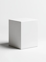 Poster - PNG White cube on a plain background