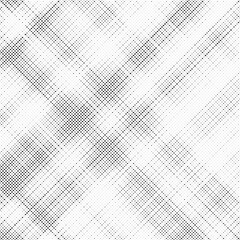 Poster - Grunge halftone gradient background. Faded grit noise texture. White and black sand wallpaper. Retro pixelated backdrop. Anime or manga style comic overlay. Vector graphic design textured template	
