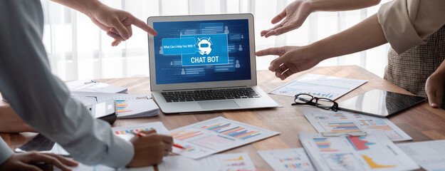 Aufkleber - Chatbot software application for brisk online business that automatically reply to customer questions