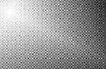 Aufkleber - A halftone pattern with grainy texture, featuring retro dots and geometric elements. The design