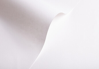 Poster - Elegant white paper texture with subtle, wavy lines and smooth surface. The fine, detailed pattern
