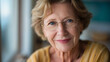© Nataliya - Senior woman smiling at home with spectacles and warm expression