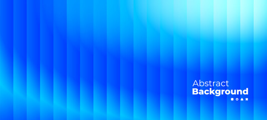 Poster - Blue striped gradient background with chromatic ripple effect. Abstract vector illustration for modern design.