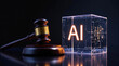 © Soul Craft Pixel  - AI and legal gavel symbolize intersection of technology and law, highlighting ethical considerations