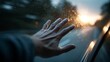 © Jane Kelly - Hand surfing air from moving car window