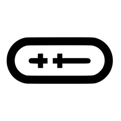 Poster - Simple graphic depicting a volume control slider with plus and minus buttons.