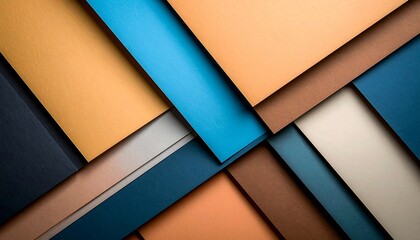 Poster - Abstract geometric colorful paper background with modern art design, and creative backdrop.