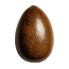 Poster - Beautifully textured egg with rich brown color and intricate patterns, showcasing natural and organic appearance. surface features cracked design, adding depth and character to object