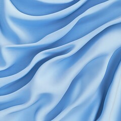 Poster - Soft and Smooth Blue Fabric Draped Textures for Background Design