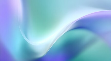 Poster - Abstract Flowing Gradient with Soft Pastel Colors