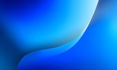 Poster - Abstract Blue Gradient with Curved Form