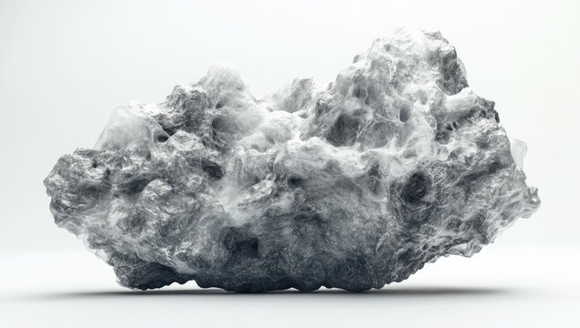 Abstract grey rock formation