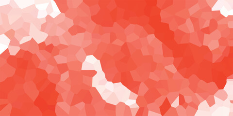 Aufkleber - Abstract mosaic background in shades of red and white creating a unique textured visual with geometric shapes suitable for various design projects.