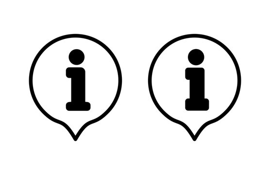 Information sign icon vector illustration. about us sign and symbol. question mark icon