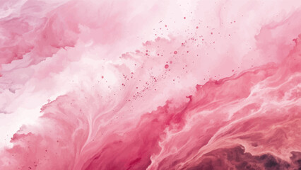 Wall Mural - soft and artistic pink watercolor abstract background with delicate paint textures and modern aesthe
