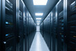 © Tegar Ramadhani - Futuristic Server Room Interior