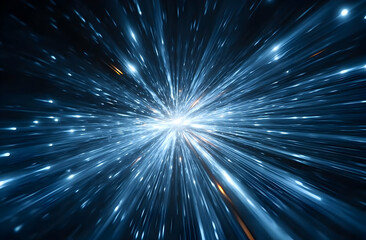 Wall Mural - a stunning burst of light and energy in deep space, representing the vastness and beauty of the univ