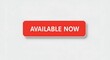 © emwe studio - Red button with the text 'AVAILABLE NOW' on a light gray background