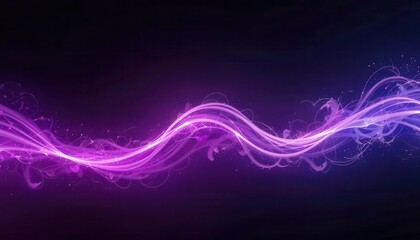 Poster - Colorful abstract wave pattern for computer monitor backgrounds