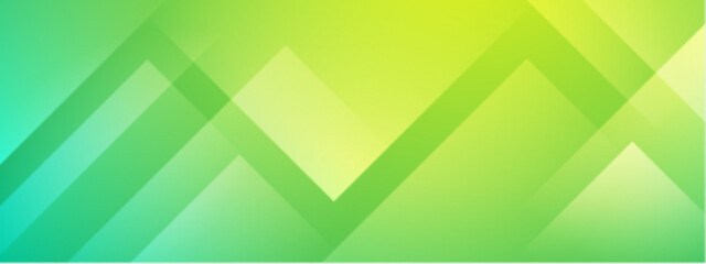 Aufkleber - Abstract geometric green and yellow background suitable for digital design projects, packaging, web banners, and technology presentations.