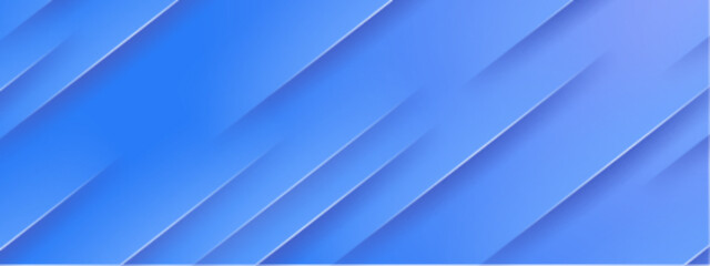 Fototapete - Diagonally overlapping light blue layers ideal for backgrounds, abstract designs, graphic templates, digital art, and geometric concepts.