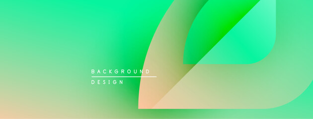 Aufkleber - Abstract gradient background. Soft colors blend, creating modern design. Text reads background design. Minimalist aesthetic.