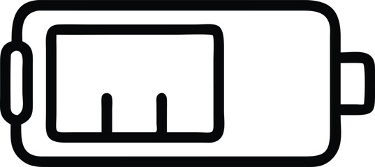Duotone Battery Icon in Pink and Violet