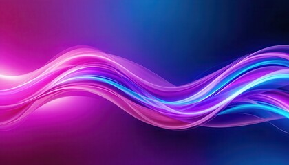 Aufkleber - Colorful wave patterns create a vibrant background for computer monitors