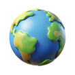 © Muhammad - 3D Planet Earth Icon – Realistic Cartoon Globe for Earth Day and Environment PNG