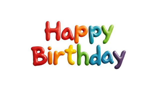 Wishing you a Happy Birthday lettering.