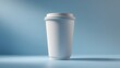 © Moch - Large blank white coffee cup packaging mockup template