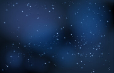 Wall Mural - a night sky with stars background illustration design
