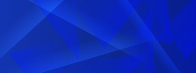 Poster - Background with blue geometric shapes. Suitable for modern website design, technology presentations, or minimalist graphic projects. Ideal for digital use.