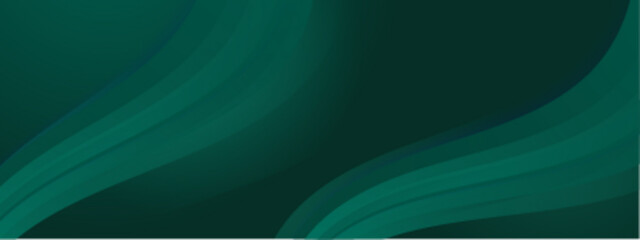 Wall Mural - dark green abstract curved lines perfect for backgrounds, banners, and digital design projects with 