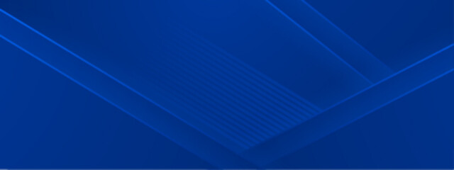 Wall Mural - abstract blue background with intersecting lines and shading, ideal for digital designs, presentatio