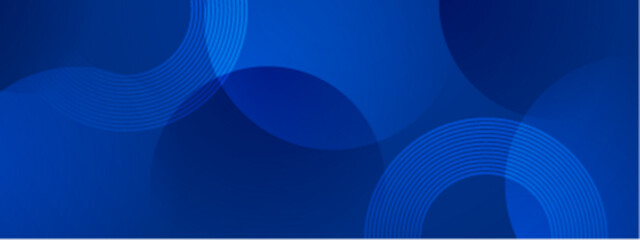 Wall Mural - overlapping blue circles creating an abstract design. suitable for backgrounds, web design, print ma