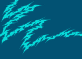 Aufkleber - Abstract background with geometric crack line pattern and with some copy space area. Claw mark pattern