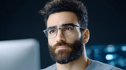 Poster - The integration of Generative AI with Apple Intelligence captured in a raw, candid documentary photography style. Depict a behind-the-scenes look at AI engineers working with Apple devices, the