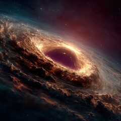 Wall Mural - dynamic swirling cosmic vortex in deep space space vortex cosmic swirling dynamic universe cosmos